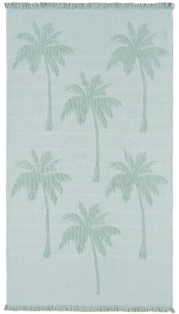 Πετσέτα Θαλάσσης - Παρεό Cocos 10 Green Kentia Θαλάσσης 95x160cm 100% Βαμβάκι