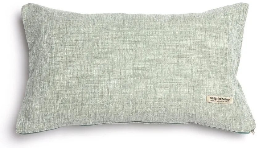 Μαξιλαροθήκη Διακοσμητική Four Seasons Classic Mint Aslanis Home 30X50 Βαμβάκι-Chenille