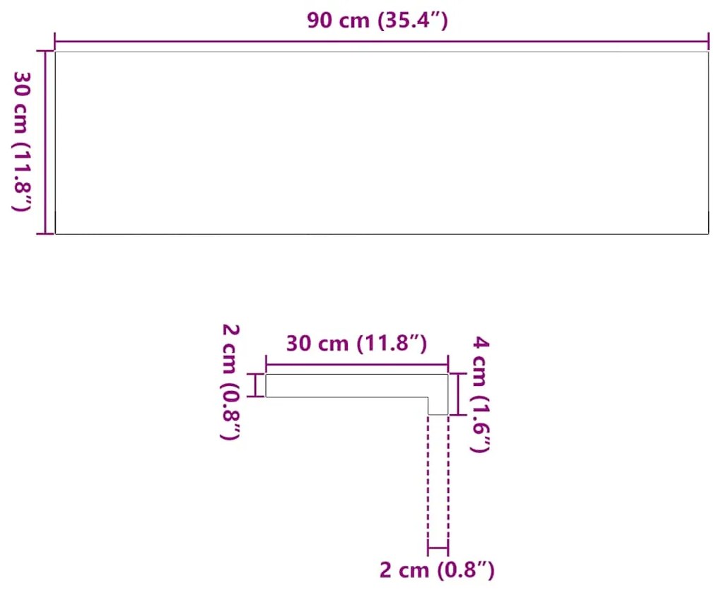 ΠΑΤΑΚΙΑ ΣΚΑΛΑΣ 8 ΤΕΜ. ΑΝΟΙΧΤΟ ΚΑΦΕ 90X30X2 CM ΞΥΛΟ ΔΡΥΟΣ 3282973