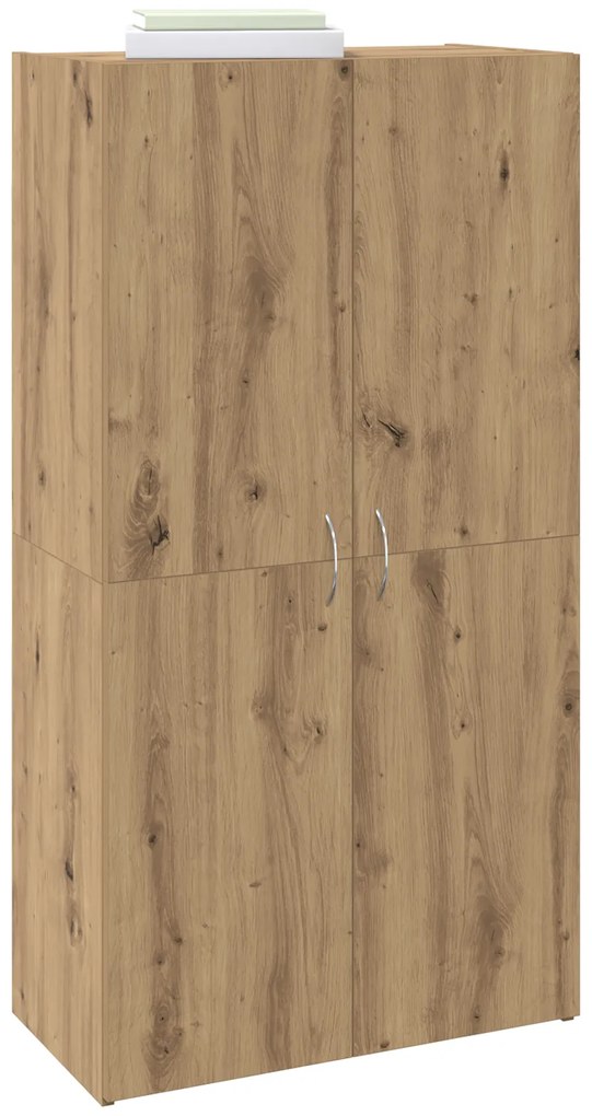 vidaXL Γραφείο Ντουλάπι με ράφι με πόρτα artisan δρυς 60 x 32 x 115 cm