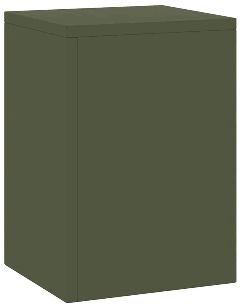 vidaXL Στήριξη φυτών 2 pcs Λαδί 24 x 24 x 35 εκ. Ατσάλι
