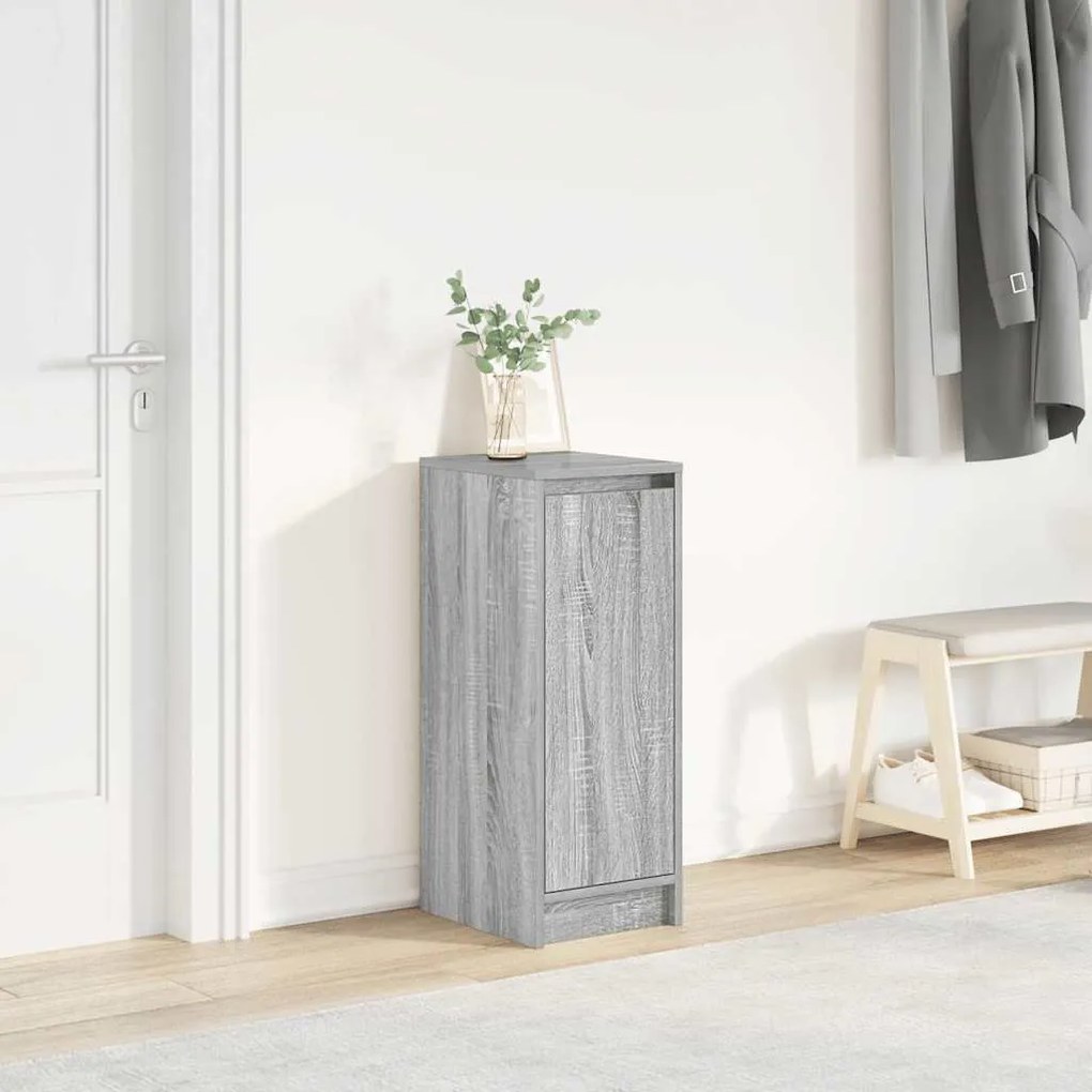 vidaXL Παπουτσοθήκη Γκρι Sonoma 29,5x34x76 εκ. Επεξεργασμένο Ξύλο