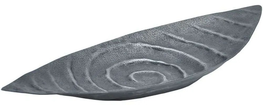 Διακοσμητική Πιατέλα 939-124-008 51x19x6cm Grey Aluminium