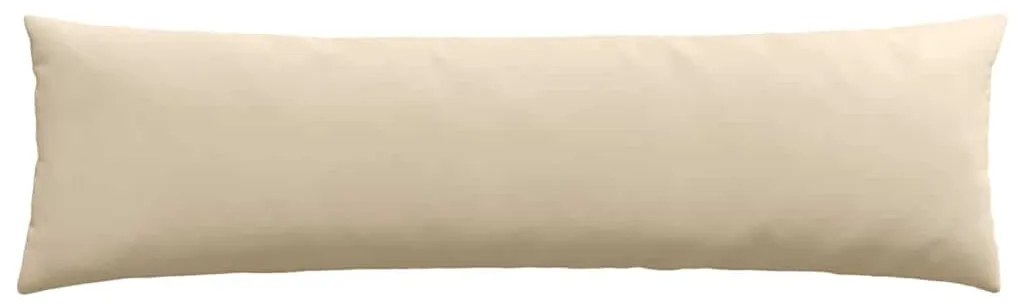 vidaXL Μαξιλάρι Καναπέ 2 pcs Κρεμ 145 x 40 εκ. ύφασμα
