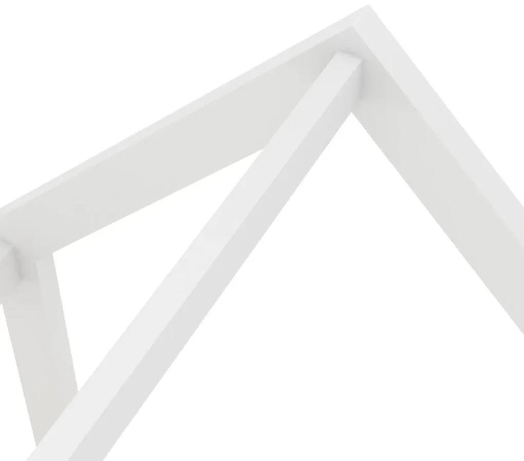 Πλαίσιο Κρεβατιού Παιδικό με Συρτάρι Λευκό 70x140εκ Ξύλο Πεύκου - Λευκό