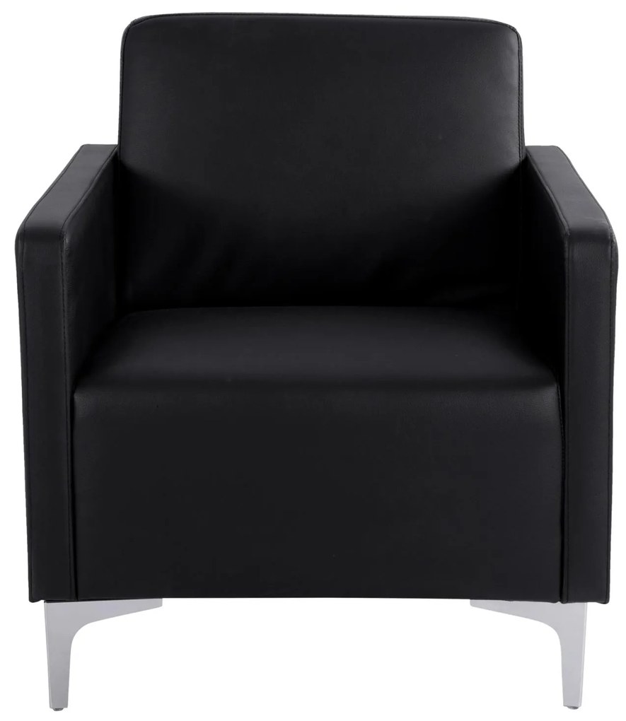 Πολυθρόνα NELLIE C3159.11 με PU Μαύρο 64x71x71Υ εκ. 64x71x71 εκ.