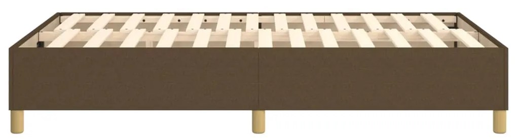 Σκελετός Κρεβατιού Χωρίς Στρώμα Σκ. Καφέ 120x200 εκ. Υφασμάτινο 3120948