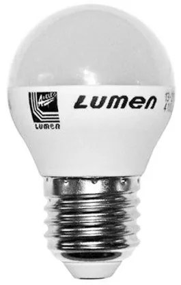 Λάμπα ECO LED 5W Ε27 σφαιρική ματ πλαστική LUMEN 13-2712500