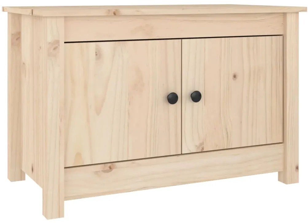 vidaXL Παπουτσοθήκη 70 x 38 x 45,5 εκ. από Μασίφ Ξύλο Πεύκου