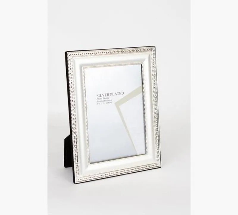 Κορνίζα Μεταλλική Επάργυρη 756-10026 10x15cm Silver Estheti Home Μέταλλο
