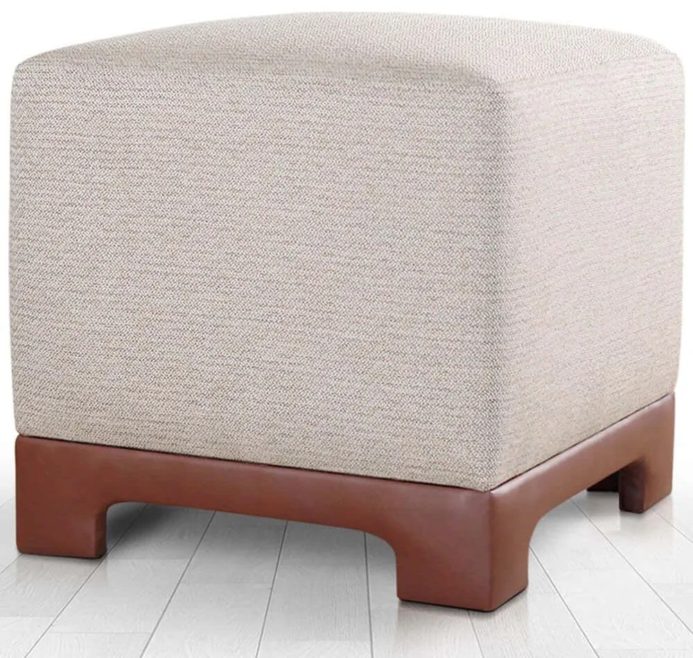 Σκαμπό Lenover 209FLF1416 50x50x47cm Cream-Tan