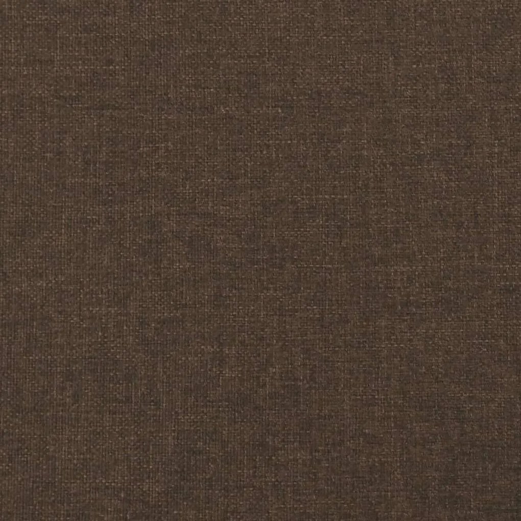 Πλαίσιο Κρεβατιού Boxspring Σκούρο Καφέ 140x190 εκ. Υφασμάτινο - Καφέ