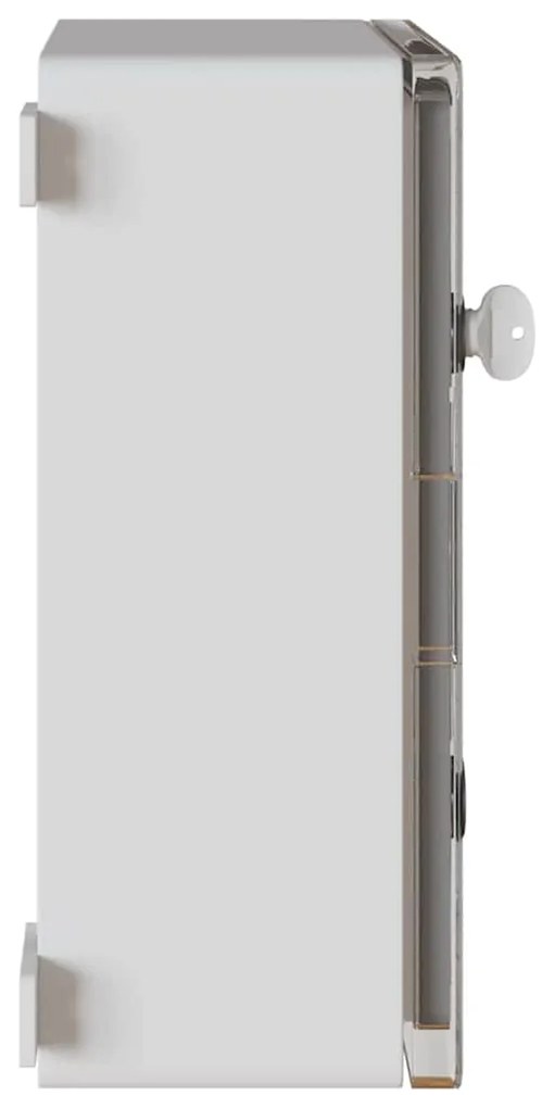 vidaXL Ντουλάπι Ελέγχου Γκρι 30 x 16,5 x 40 εκ. ΑΒΣ Πλαστικό