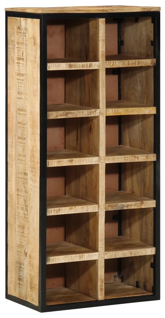 vidaXL Ντουλάπα παπουτσιών 50x30x110 εκ. Μασίφ Ξύλο Μάνγκο