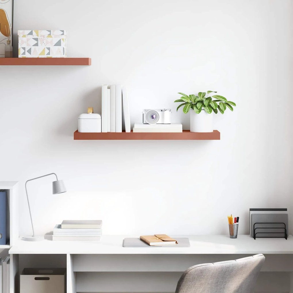 vidaXL Ράφι Τοίχου Κόκκινο 80 x 23,5 x 4 εκ Επεξεργασμένο ξύλο