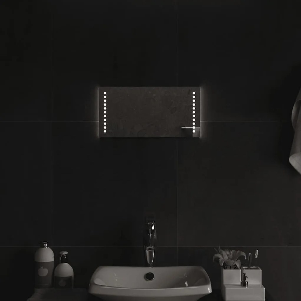 vidaXL Καθρέφτης Μπάνιου με LED 40 x 20 εκ.