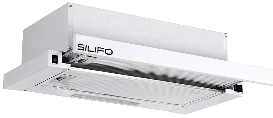 Silifo Απορροφητήρας Συρόμενος Sf6664 Λευκός (4 Έτη Εγγύηση Ελληνικής Αντιπροσωπείας)
