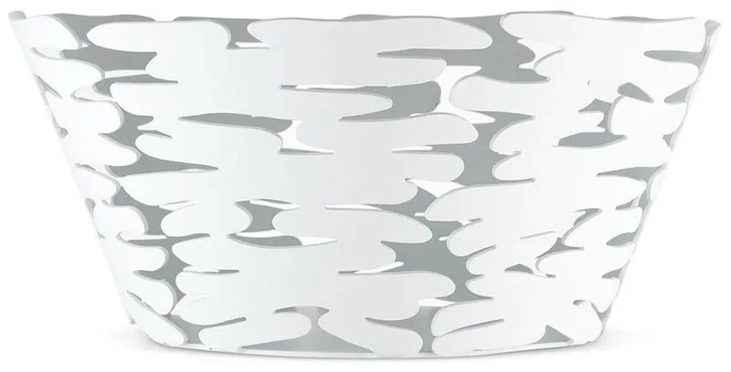 Φρουτιέρα - Ψωμιέρα Barket BM10/21 W Φ21x10cm Μεταλλική White Alessi Ανοξείδωτο Ατσάλι