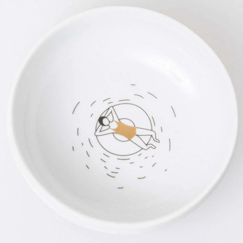 Μπωλ Σερβιρίσματος Bathing Pond RD0016890 Φ11,5x4,5cm Multi Raeder Porcelain