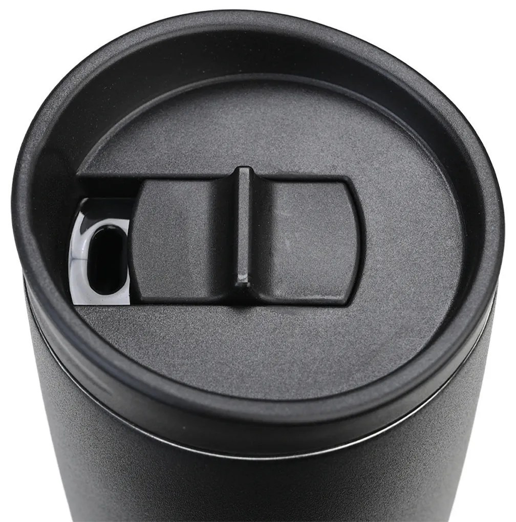 ESTIA ΘΕΡΜΟΣ TRAVEL MUG SAVE THE AEGEAN 450ml MIDNIGHT BLACK