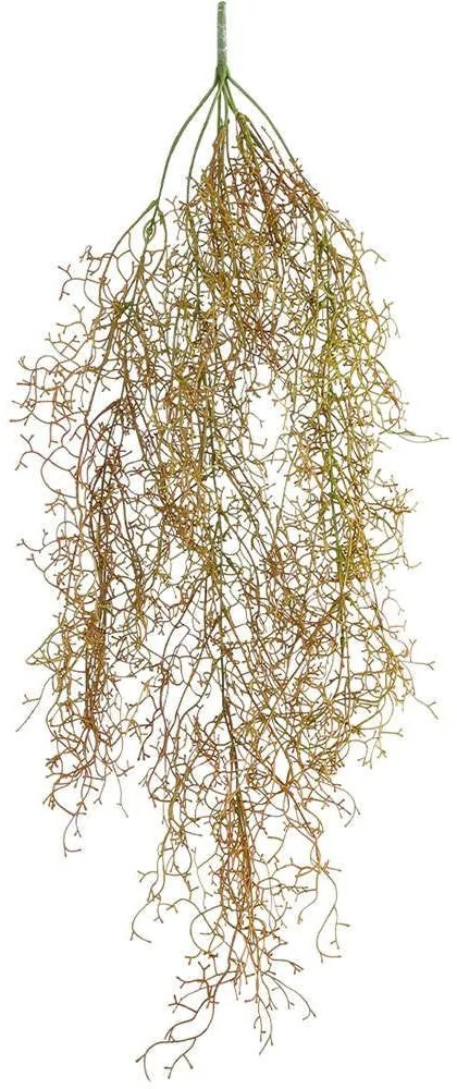 Τεχνητό Κρεμαστό Φυτό Air Grass 20816 22x10x91cm Brown-Green GloboStar Polyethylene