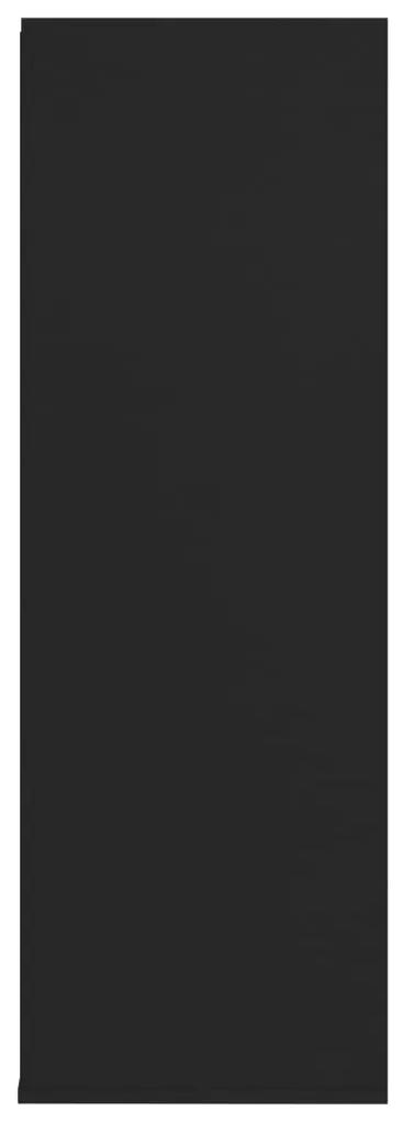 vidaXL Παπουτσοθήκη Μαύρη Δρυς 54x34x100,5 εκ. από Επεξεργασμένο Ξύλο