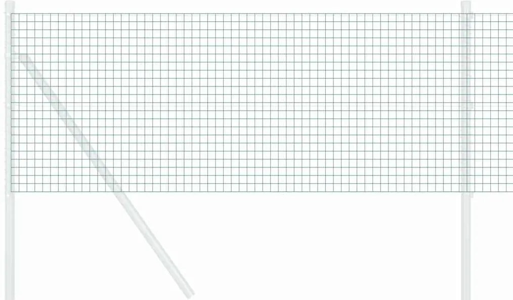 vidaXL Πράσινος Συρμάτινος Φράχτης 0.4x10 μ Χάλυβας