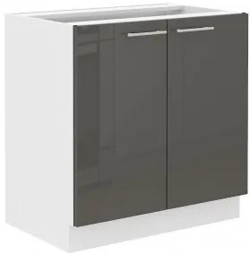 Επιδαπέδιο ντουλάπι νεροχύτη Lyona 80 ZL 2F BB-Cappuccino