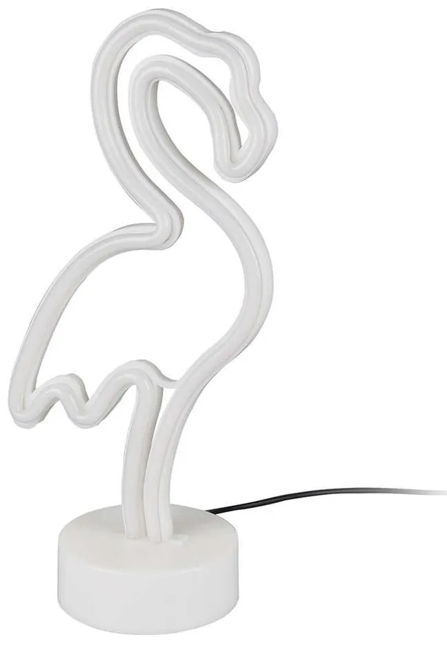 Επιτραπέζιο Φωτιστικό Παιδικό Led Flamingo R55240101 White RL Lighting Plastic