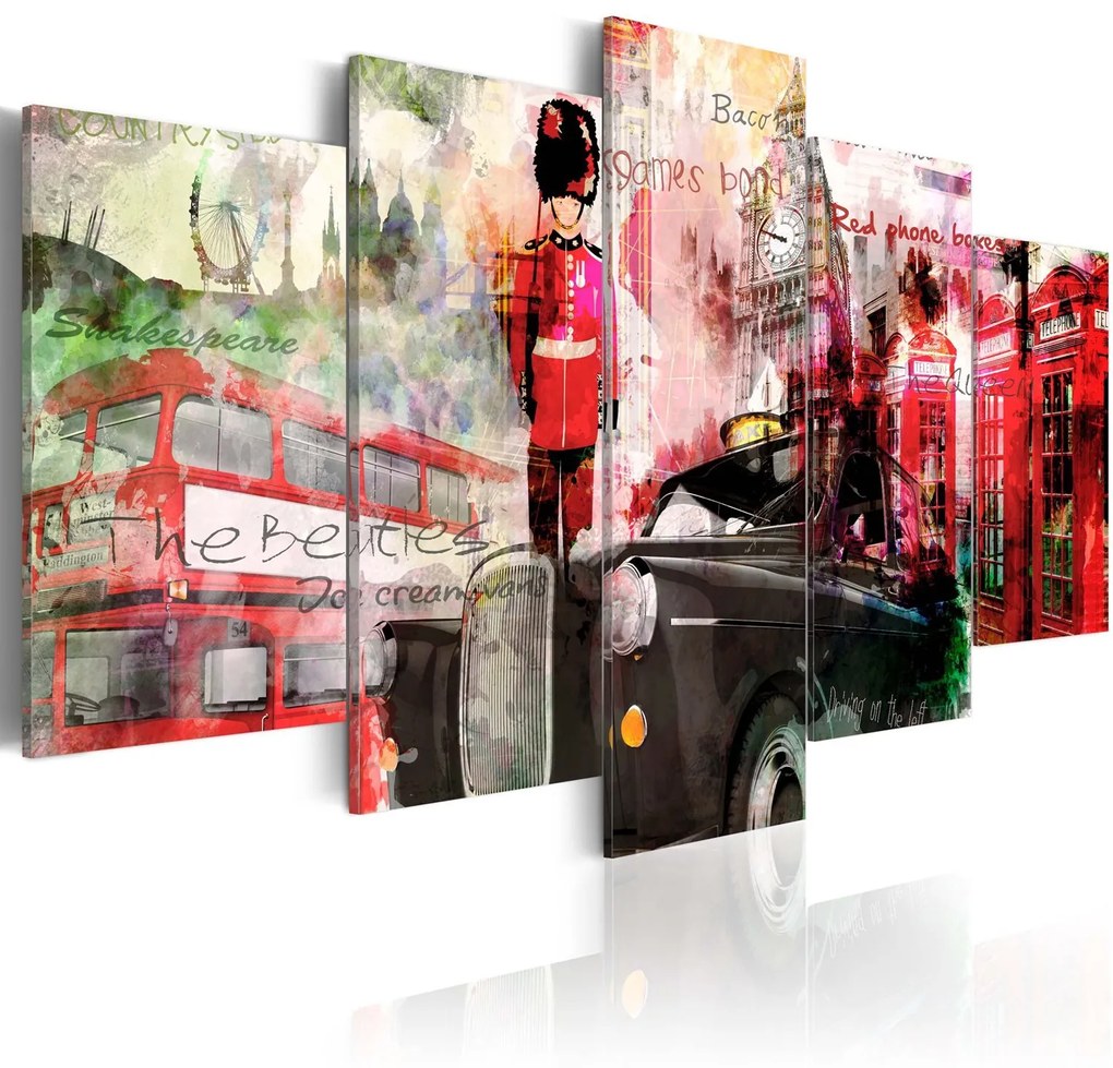 Πίνακας - Memories from London - 5 pieces 200x100