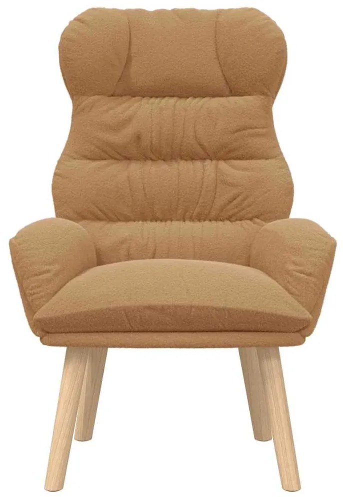 vidaXL Χαλαρωτική Πολυθρόνα Μπεζ 69 x 74 x 93 εκ. ύφασμα