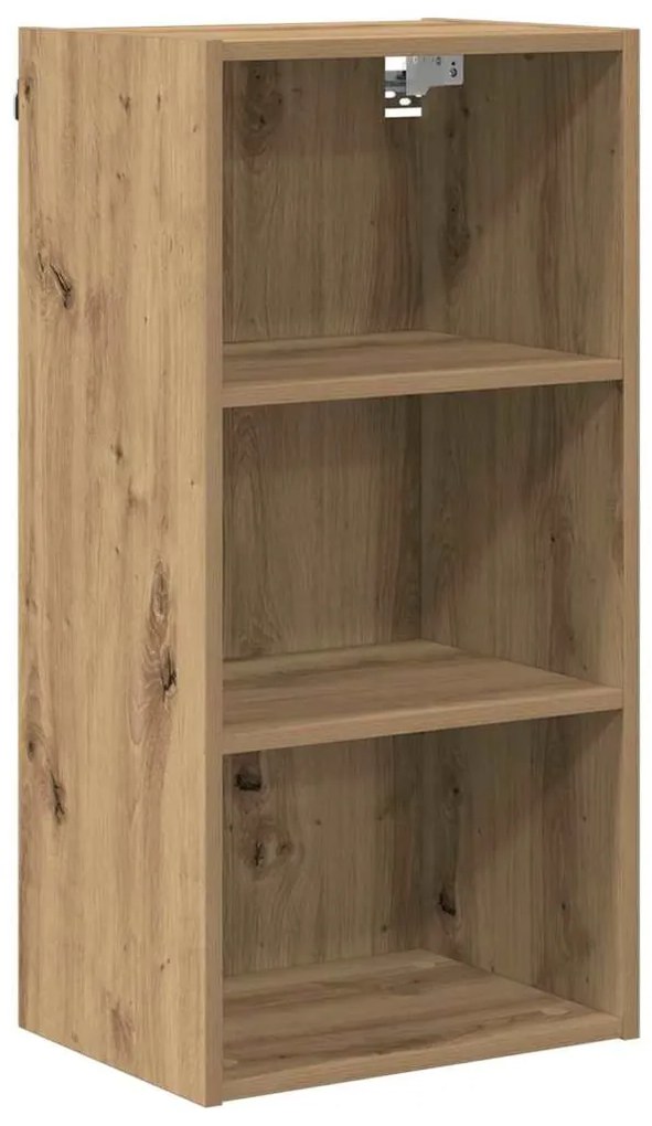 vidaXL Κρεμαστό ντουλάπι με αποθήκευση Artisan Oak 40 x 29,5 x 80 εκ.