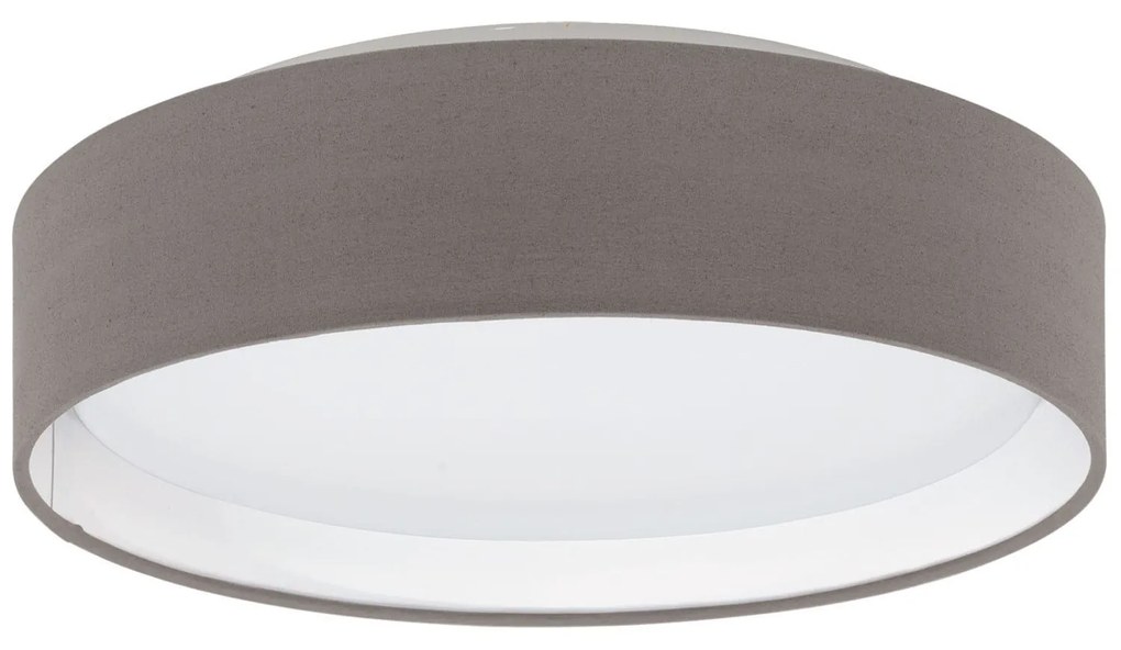 Φωτιστικό Οροφής Led Pasteri 31593 Anthracite-Brown Eglo Metal, Fabric