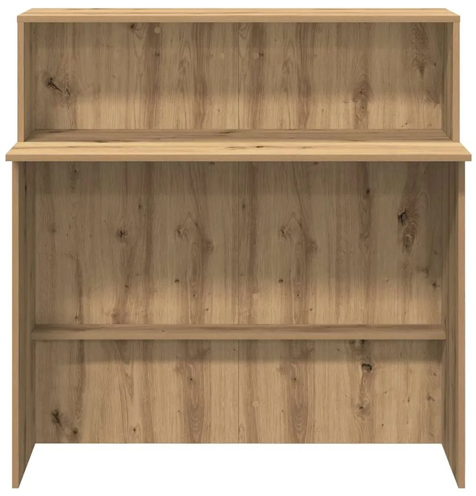 vidaXL Γραφείο υποδοχής 100x50x103,5 εκ. Επεξεργασμένο Ξύλο