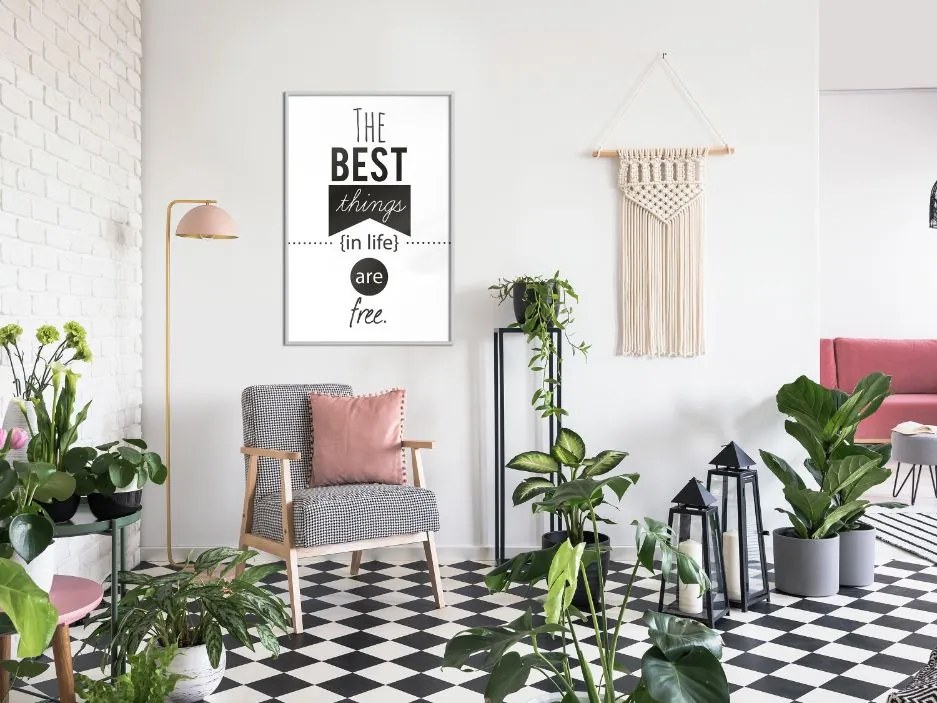 Αφίσα - The Best Things  - 20x30 - Χρυσό - Χωρίς πασπαρτού