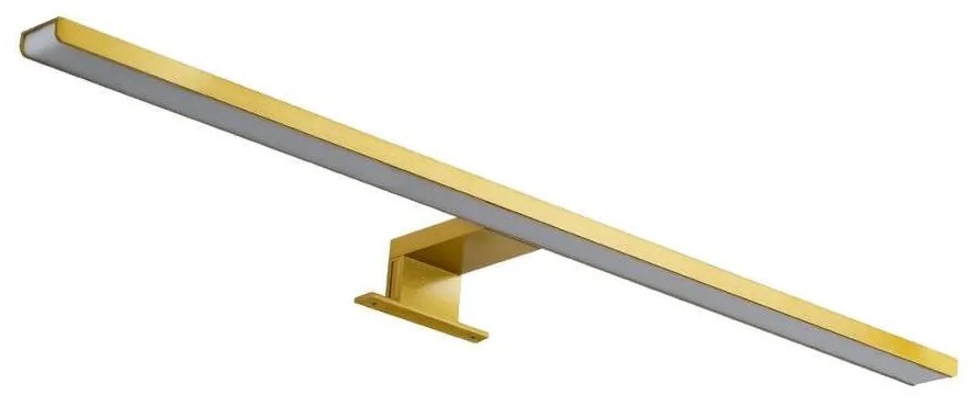 Φωτιστικό Τοίχου-Απλίκα Nina 60421 60x10,5x4cm LED 12W 1400lm IP44 Gold GloboStar Αλουμίνιο