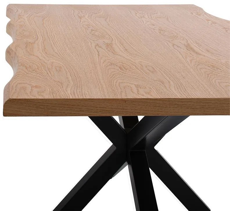 Τραπέζι Τραπεζαρίας 23C Fylliana Φυσικό Δρυς 180x90x75 εκ.
