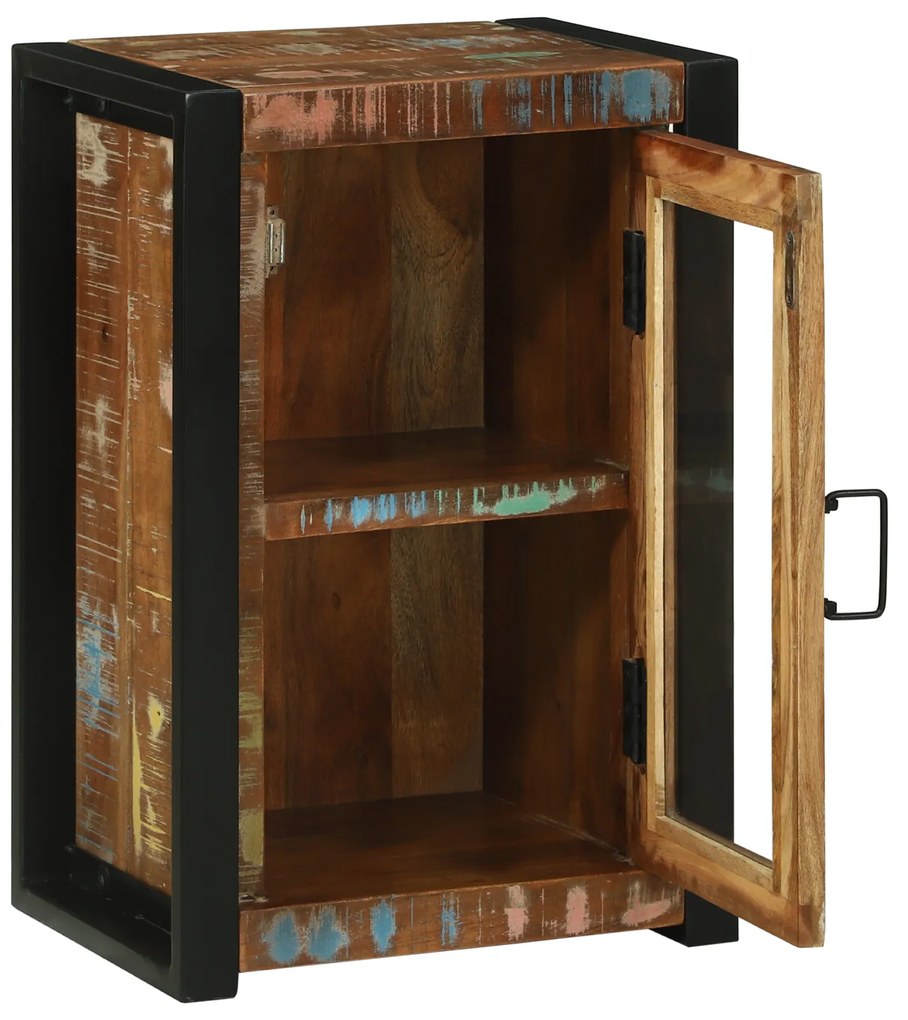 vidaXL Ντουλάπι Μπάνιου Πολύχρωμο 40x30x60 εκ. Σταθερό Ξύλο Ανακυκλωμένο