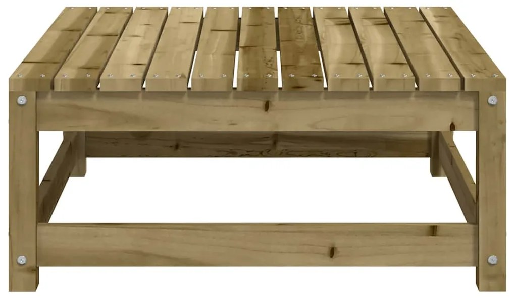 vidaXL Υποπόδιο Κήπου 70 x 70 x 30 εκ. Επεξ. Ξύλο Πεύκου