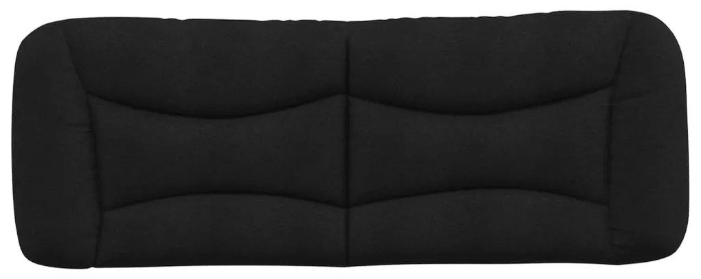 vidaXL Μαξιλάρι για Κεφαλάρι Hvar Μαύρο 120 εκ. Υφασμάτινο