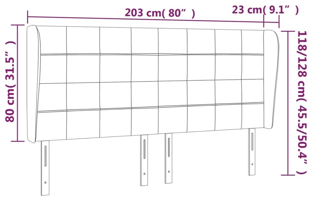 ΚΕΦΑΛΑΡΙ ΜΕ ΠΤΕΡΥΓΙΑΣΚΟΥΡΟ ΜΠΛΕ 203X23X118/128 ΕΚ. ΒΕΛΟΥΔΙΝΟ 3118026