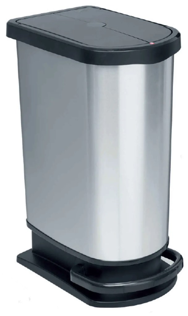 Κάδος Απορριμμάτων 50lt 06996.001 Silver Plastic