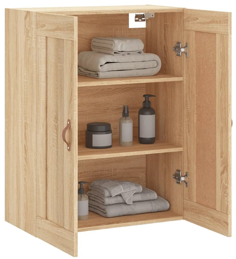 vidaXL Ντουλάπι Επιτοίχιο Sonoma Δρυς 69,5 x 34 x 90 εκ. Επεξεργ. Ξύλο