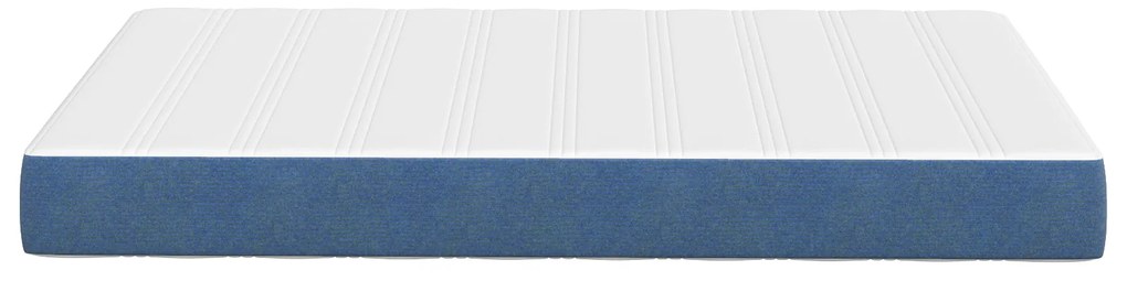 vidaXL Στρώμα Pocket Spring Μπλε Μεσαίο 120x200x20 εκ Υφασμάτινο