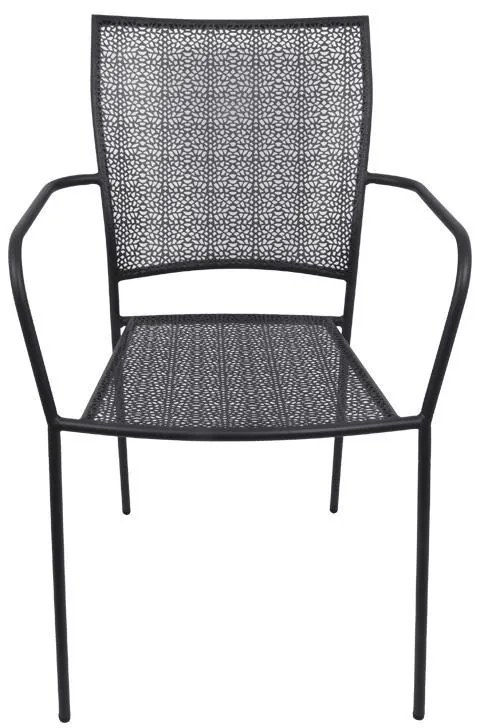 Καρέκλα 88801 Fylliana Μεταλλική Γκρί 56x56x89 εκ. 56x56x89 εκ.