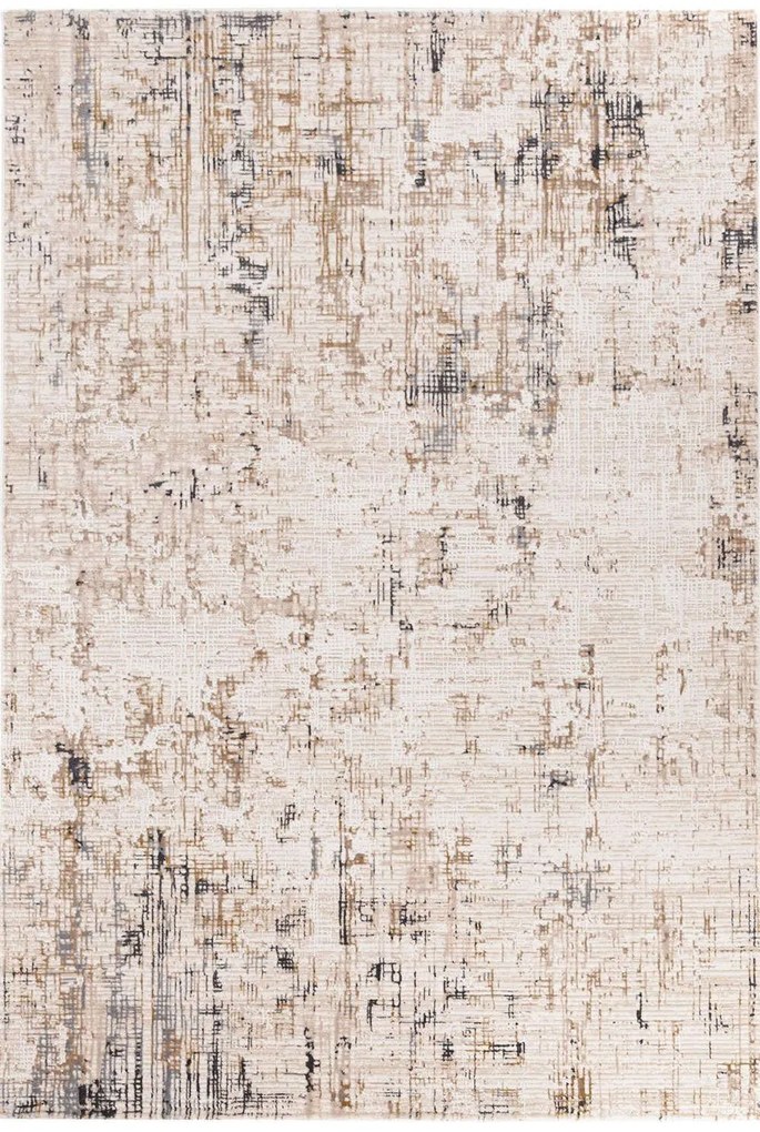 Σετ Χαλιά Κρεβατοκάμαρας 3Τμχ. Madisson 86B Ecru-Anthracite Royal Carpet ΣΕΤ (2 67x140 &amp; 67x220) Polypropylene-Polyester