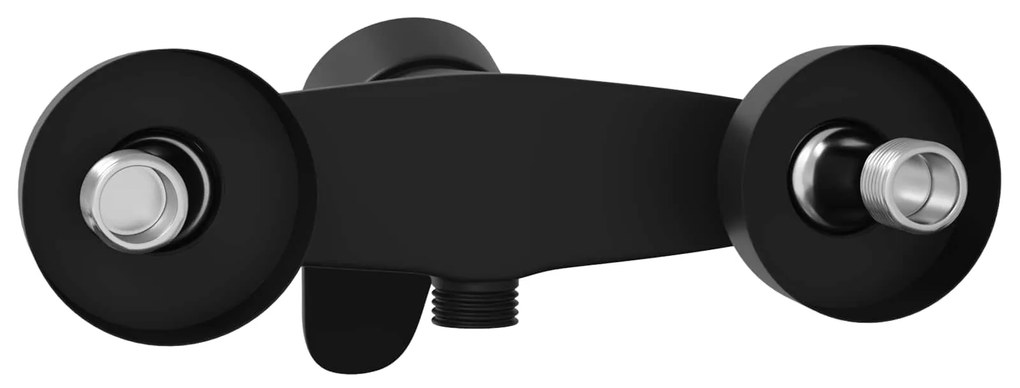 vidaXL Μίξερ ντους Μαύρο G 1 / 2 ίντσες