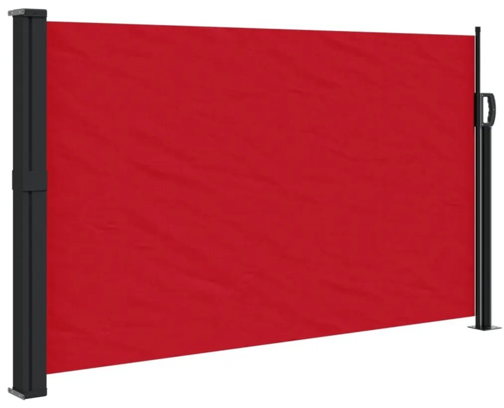 Σκίαστρο Πλαϊνό Συρόμενο Κόκκινο 120 x 500 εκ. - Κόκκινο