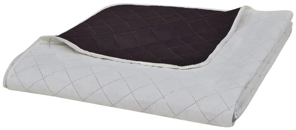 Κουβερλί Καπιτονέ Διπλής Όψης Μπεζ/Καφέ 230 x 260 εκ.
