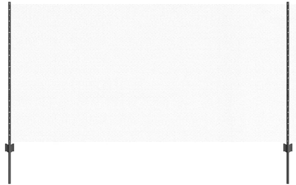 vidaXL Τεντώτο με στήριγμα Γκρι 1,2 x 25 m Ατσάλι